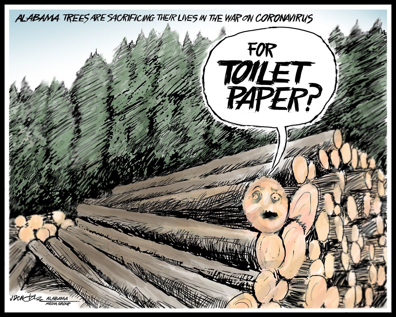 Alabama timber on a mission to wipe out coronavirus